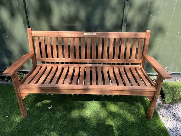 Memorial bench installed